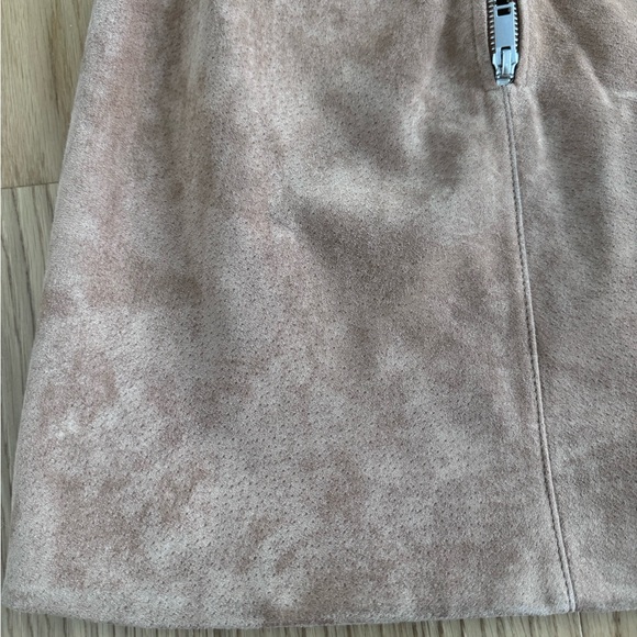 Ena Pelly suede & leather mini skirt size US 4 - Picture 7 of 9